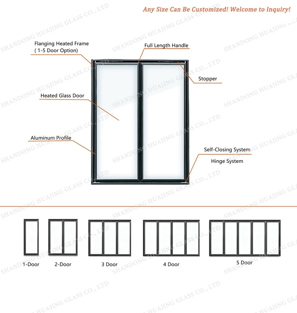 Commercial Cooler Glass Door suppliers