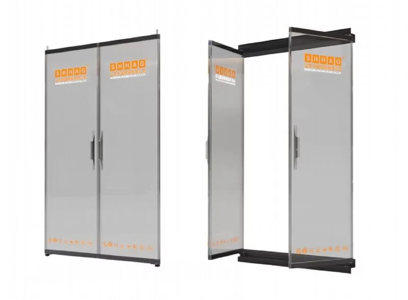 Double Tempered Argon Gas Door