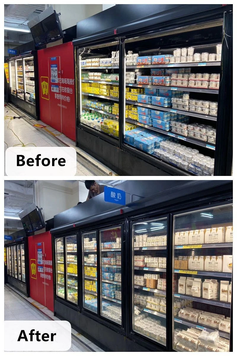Open Cabinet To Glass Door Retrofit factory