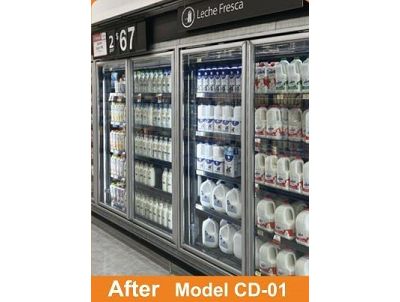Open Cabinet To Glass Door Retrofit