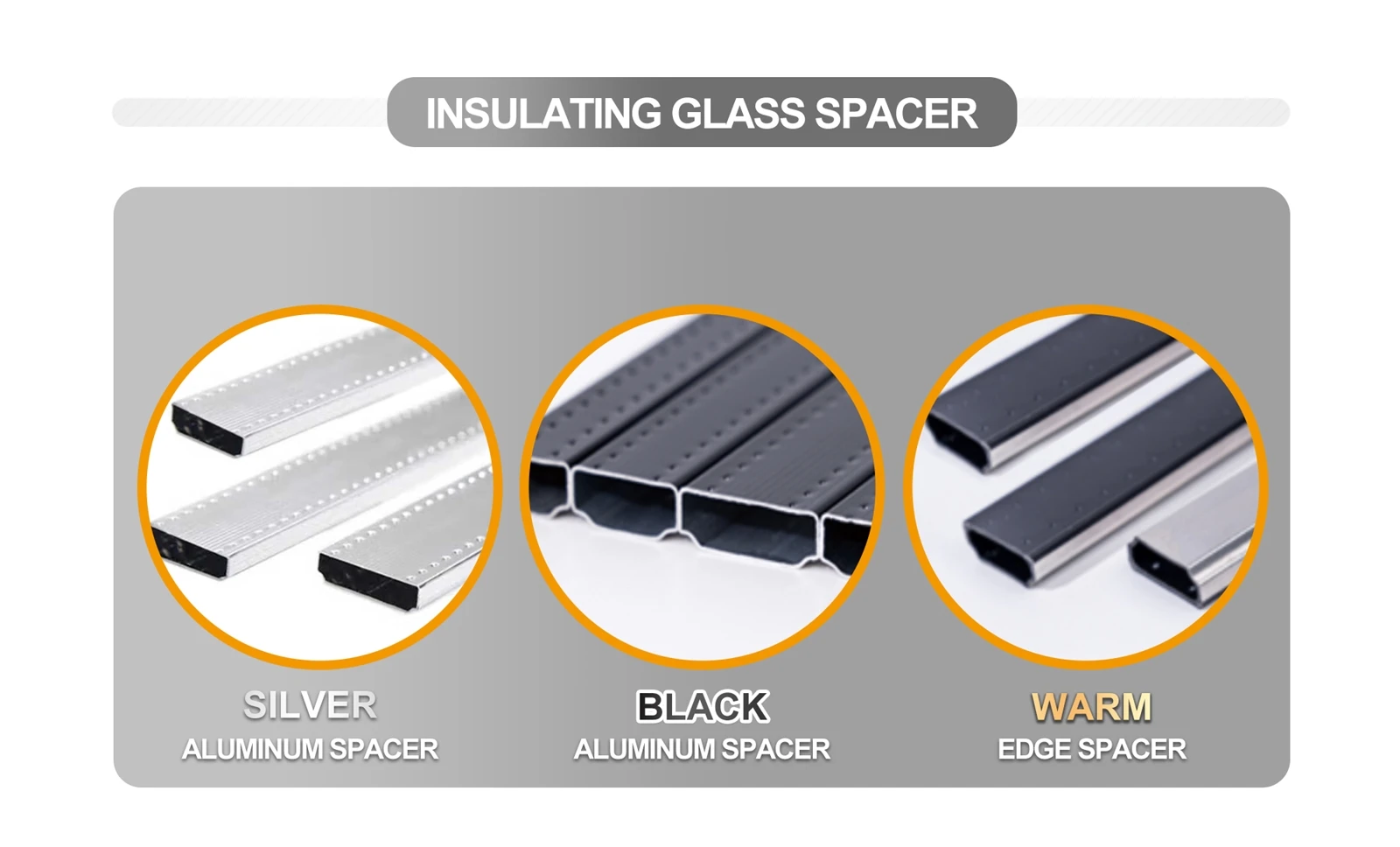 INSULATING GLASS SPACER INSULATING GLASS SPACER